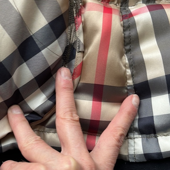 Burberry London Shiny Brown Down PufferJacket Size 2 - Picture 15 of 16